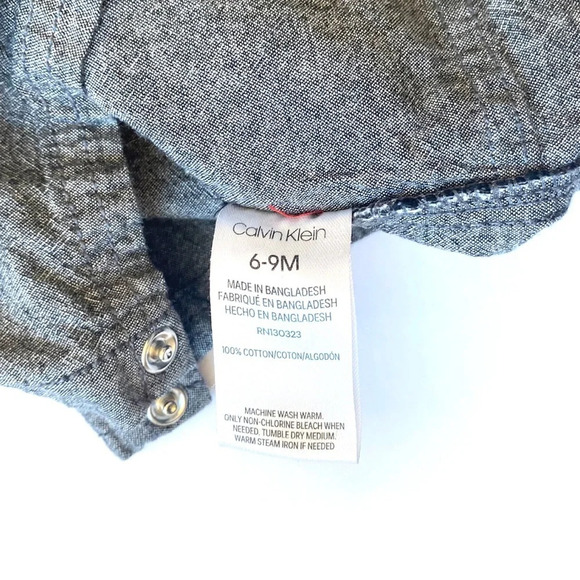 Calvin Klein Infant Baby Boy Overall Set - Picture 13 of 13